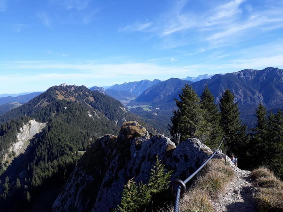 Ferienwohnung-Susanne-Im-Gaestehaus-Bergfrieden Bayersoien Kültér fotó
